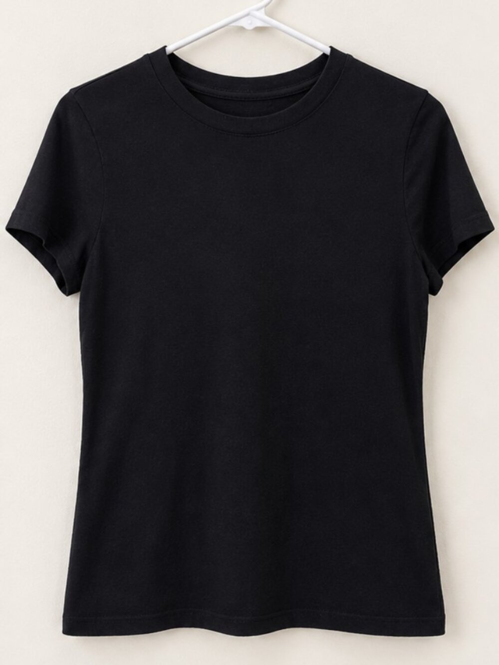 A New Day Black Classic Crewneck T-Shirt Size M